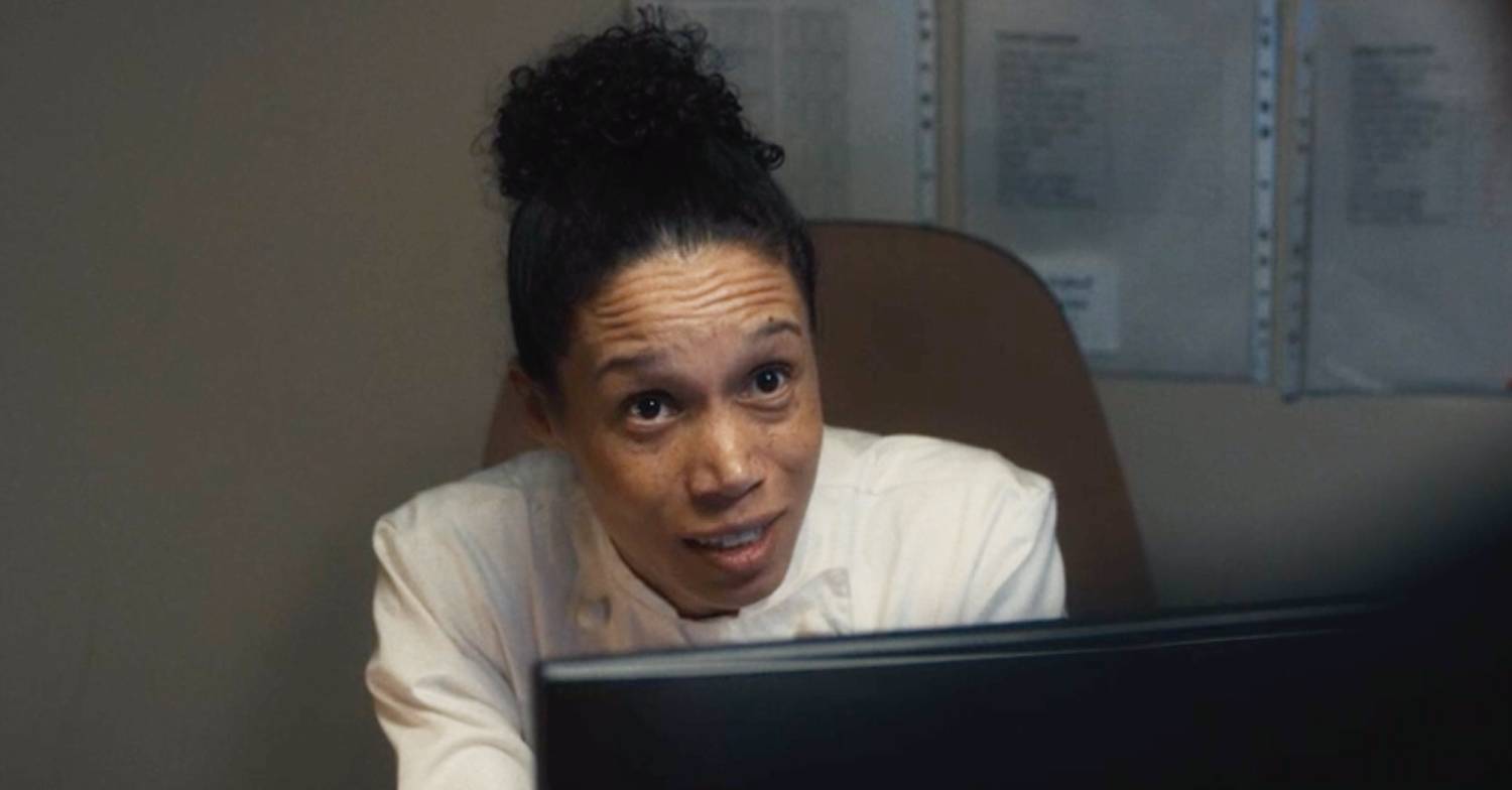 Vinette Robinson in character in Boiling Point