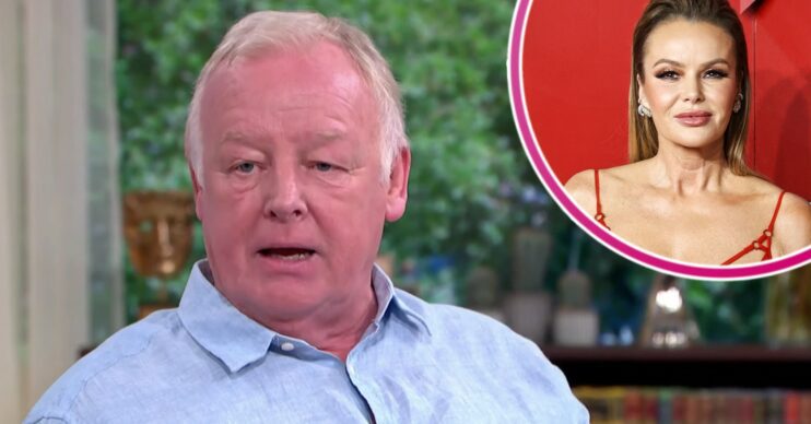 Les Dennis and Amanda Holden