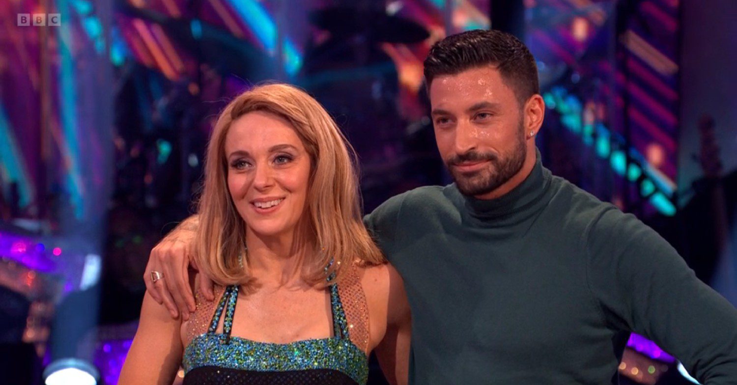 Amanda Abbington and Giovanni on Strictly