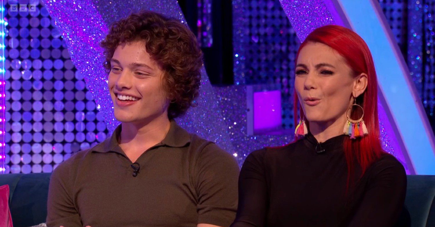 Bobby Brazier and Dianne Buswell on Strictly It Takes Two 