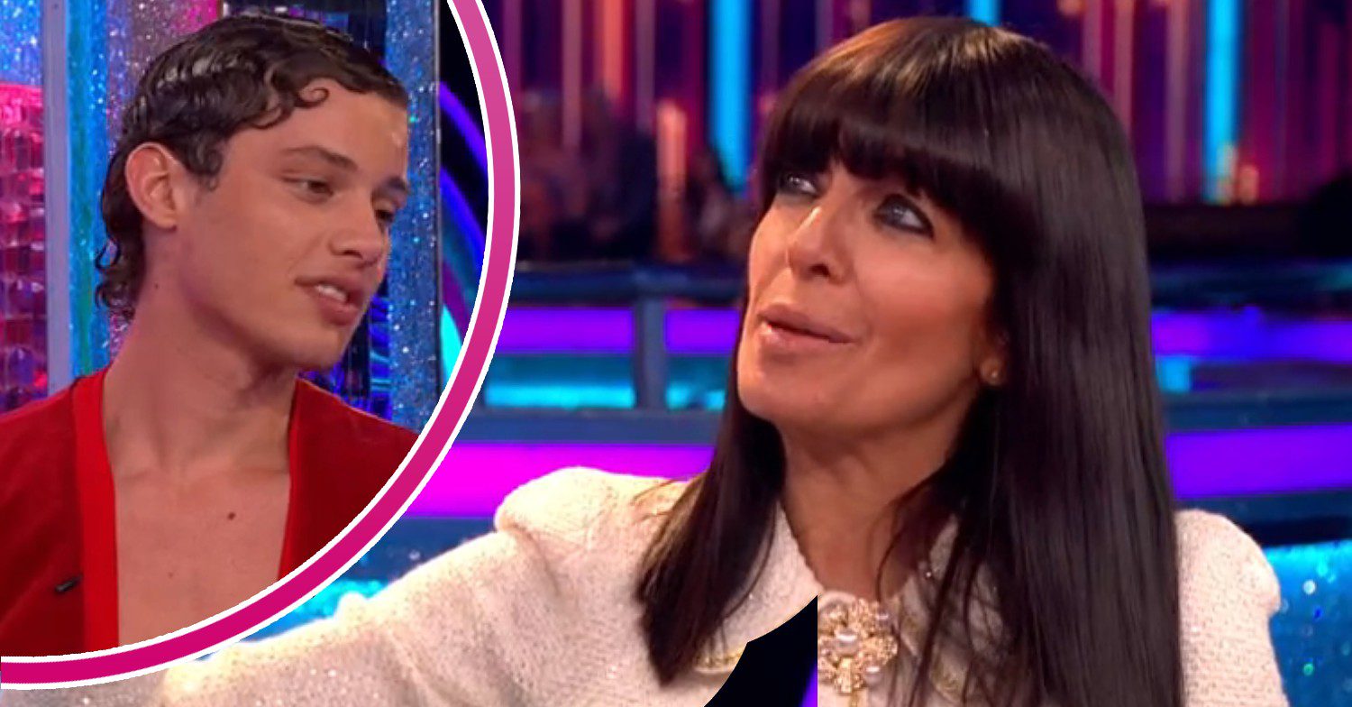 Bobby Brazier and Claudia Winkleman on Strictly