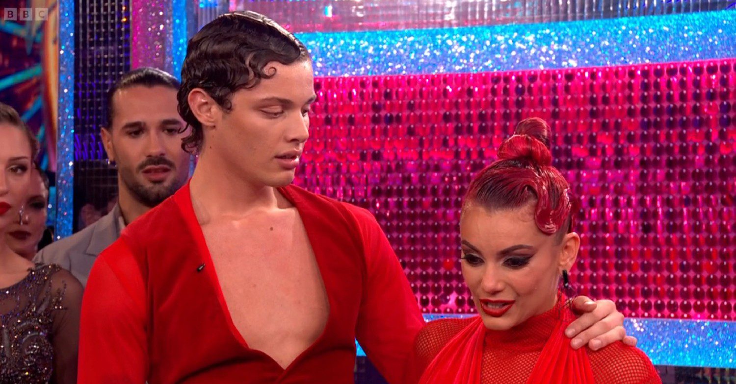 Bobby Brazier and Dianne Buswell on Strictly 