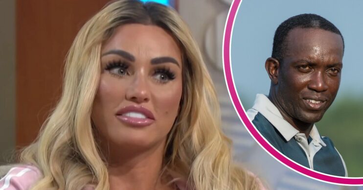 Katie Price and Dwight Yorke