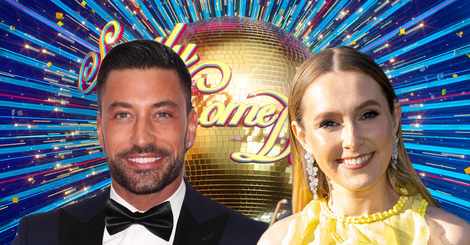 Strictly star Giovanni and Rose with show logo
