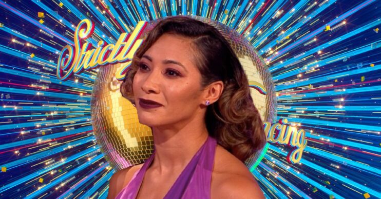 Strictly logo with Karen Hauer