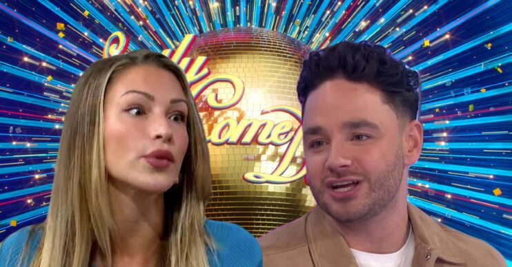 Strictly 2023 logo with Zara and Adam