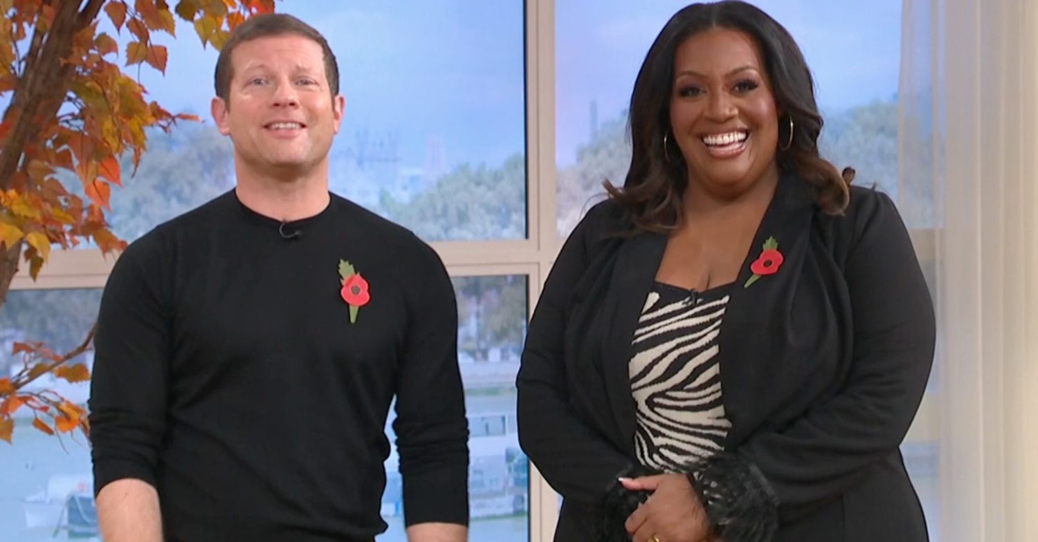 Alison Hammond and Dermot O'Leary discuss tattoo freckles on This Morning