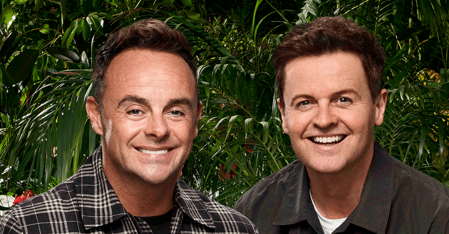 Ant and Dec smiling in the jungle