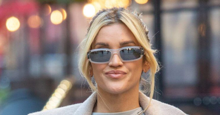 Ashley Roberts wearing sunglasses