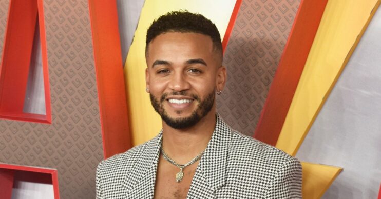 Aston Merrygold on the red carpet