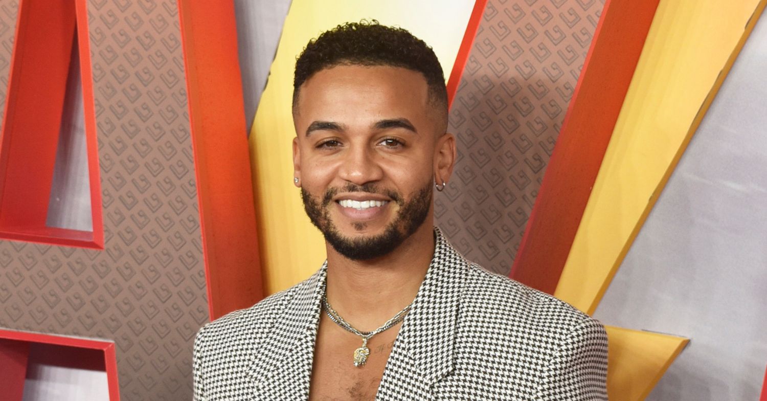 Aston Merrygold on the red carpet