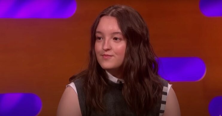 Time actor Bella Ramsey sat talking while on the TV chat show - The Graham Norton Show