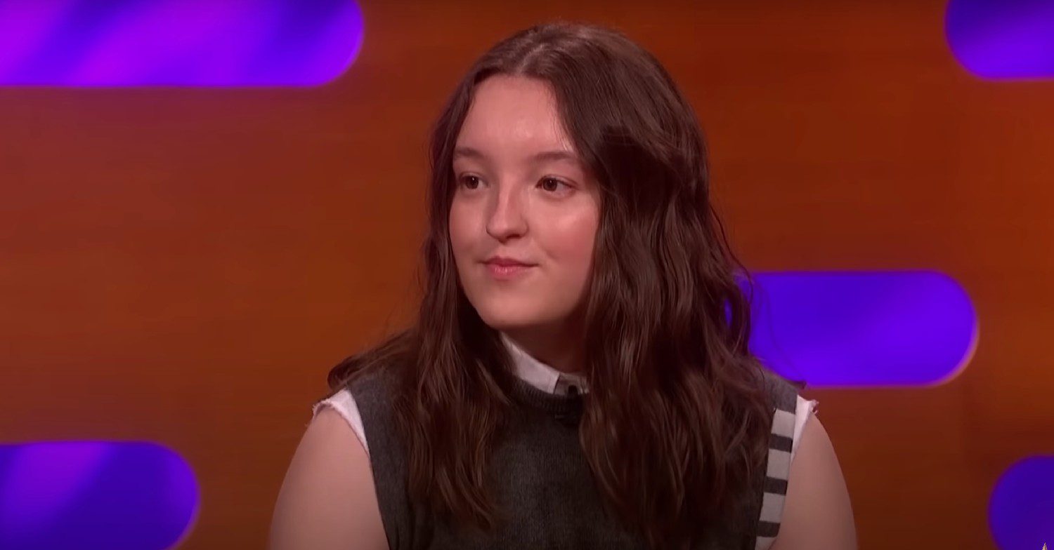 Time actor Bella Ramsey sat talking while on the TV chat show - The Graham Norton Show