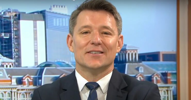 Ben Shephard watched Charlotte take on the Ice bucket Challenge