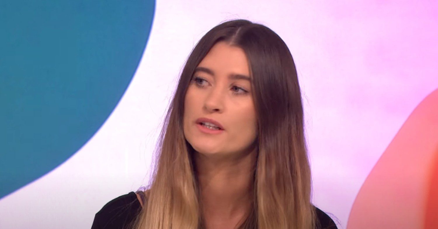 Charley Webb talking on Loose Women