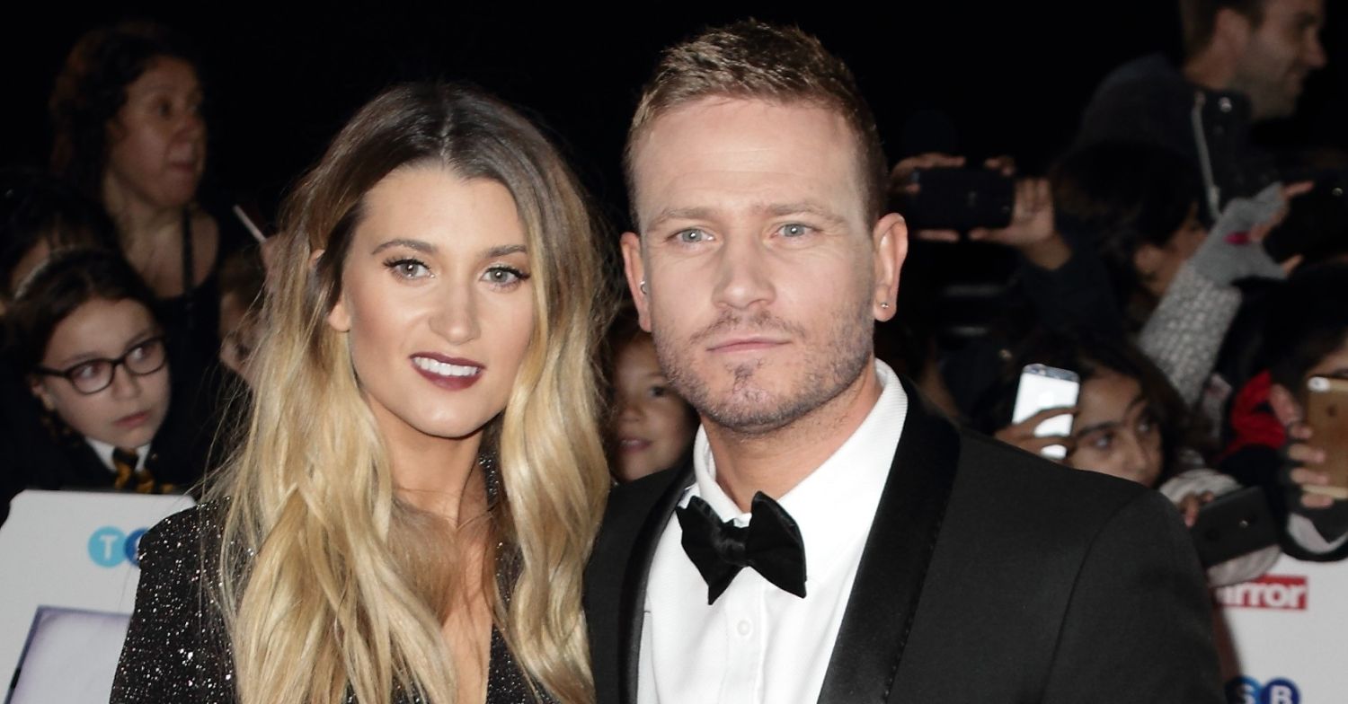 Charley Webb and Matthew Wolfenden on the red carpet