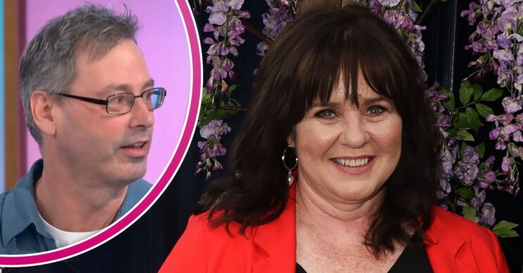 Coleen Nolan smiling at event and boyfriend Michael on Loose Women