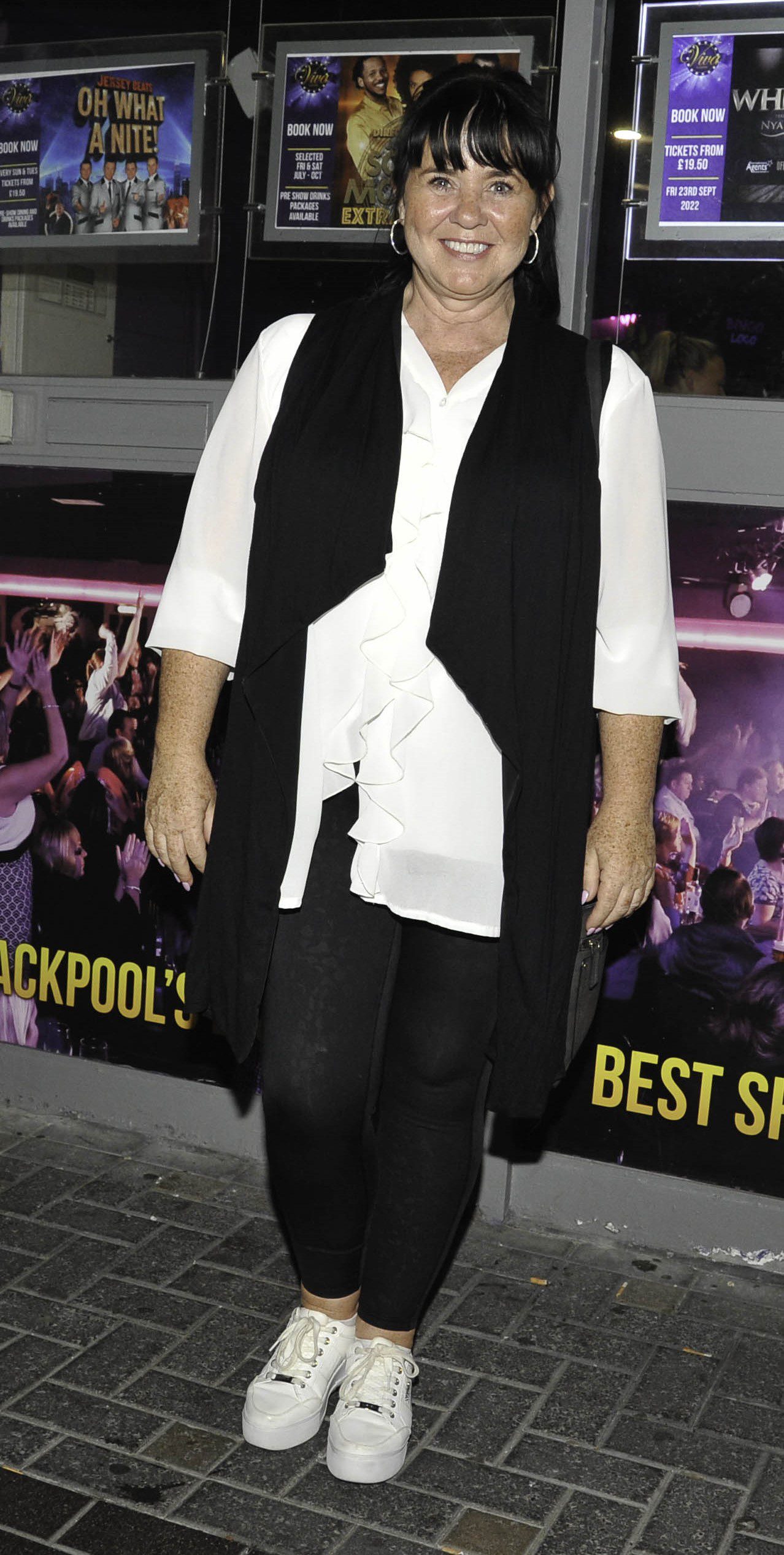 Coleen Nolan smiling at event