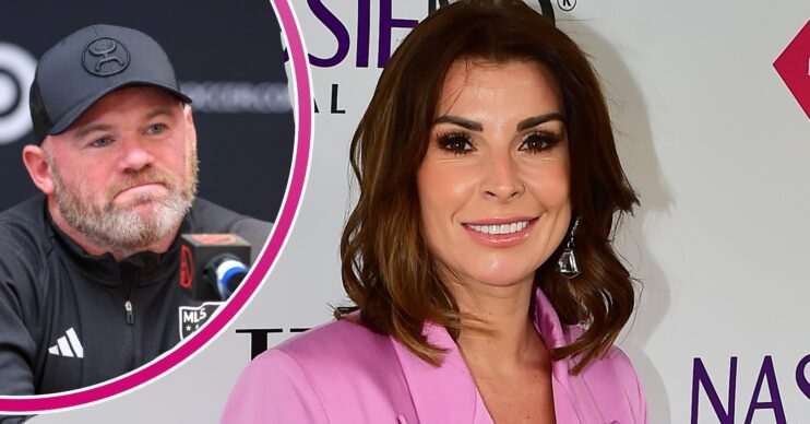Coleen Rooney and Wayne in ED composite image