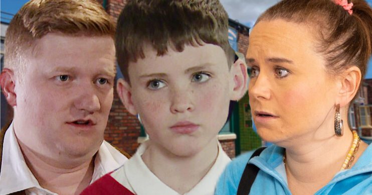 Coronation Street's Chesney, Joseph, Gemma, the background of the Rovers