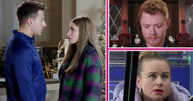 Composite image of Ryan and Daisy, Daniel and Gemma on Coronation Street (Credit: ITV/Composite: ED!)