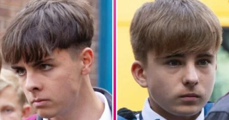 Coronation Street comp image: Mason and Liam