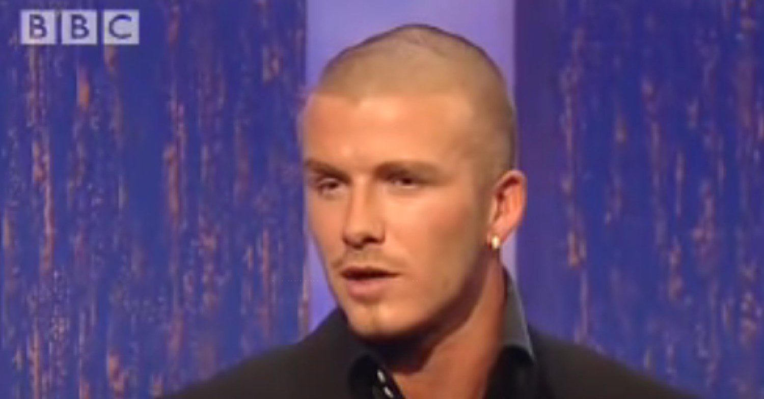 David Beckham talking on Parkinson