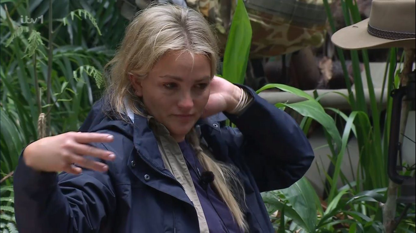 Jamie Lynn Spears getting upset on I'm A Celebrity