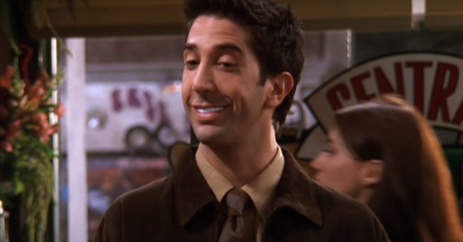Ross from friends get's his teeth whitened