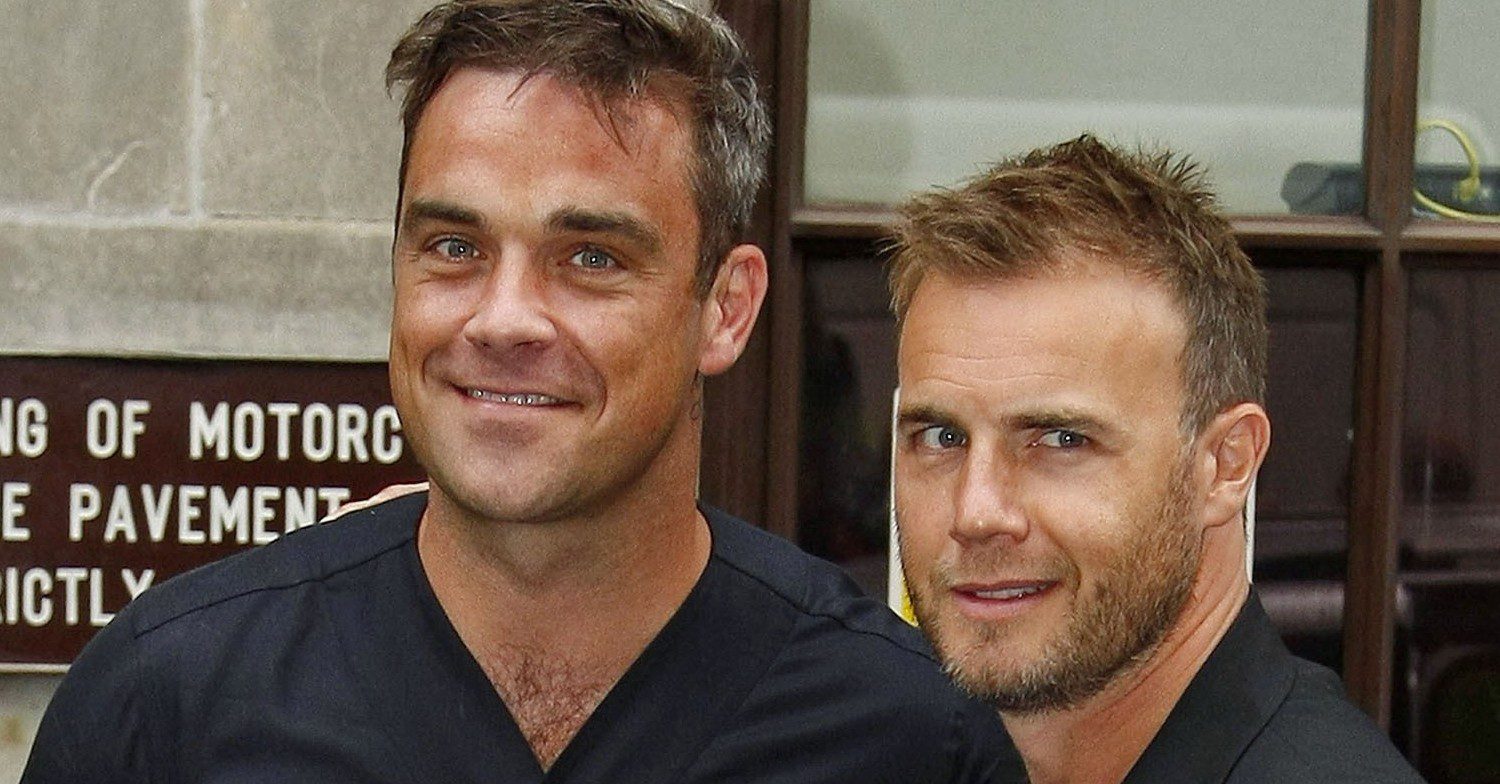 Robbie Williams and Gary Barlow
