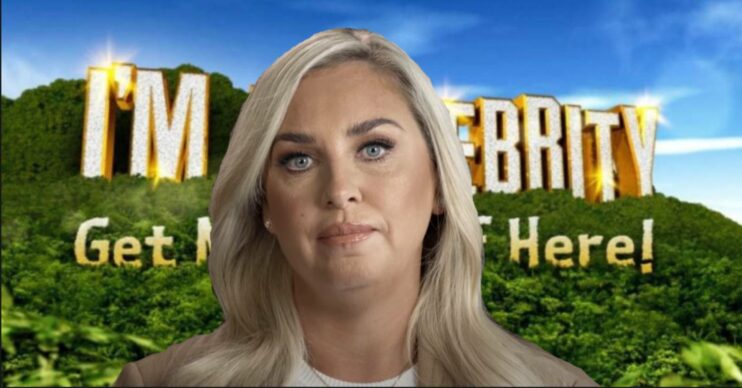 I'm A Celebrity contestant Josie Gibson looks serious
