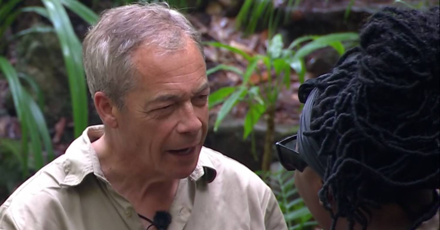 Nigel Farage and Nella Rose speak