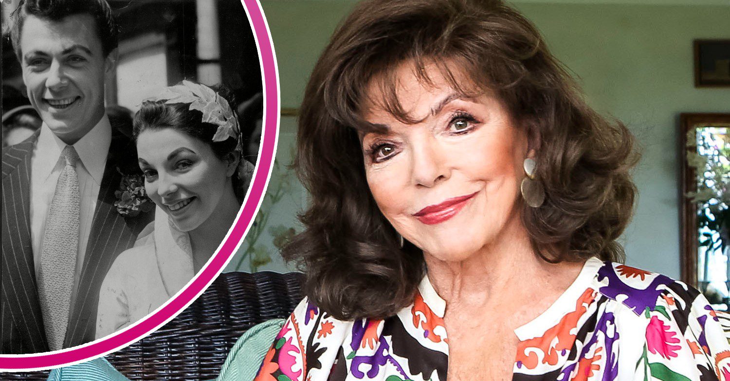 Joan Collins was raped by her first husband Maxwell Reed