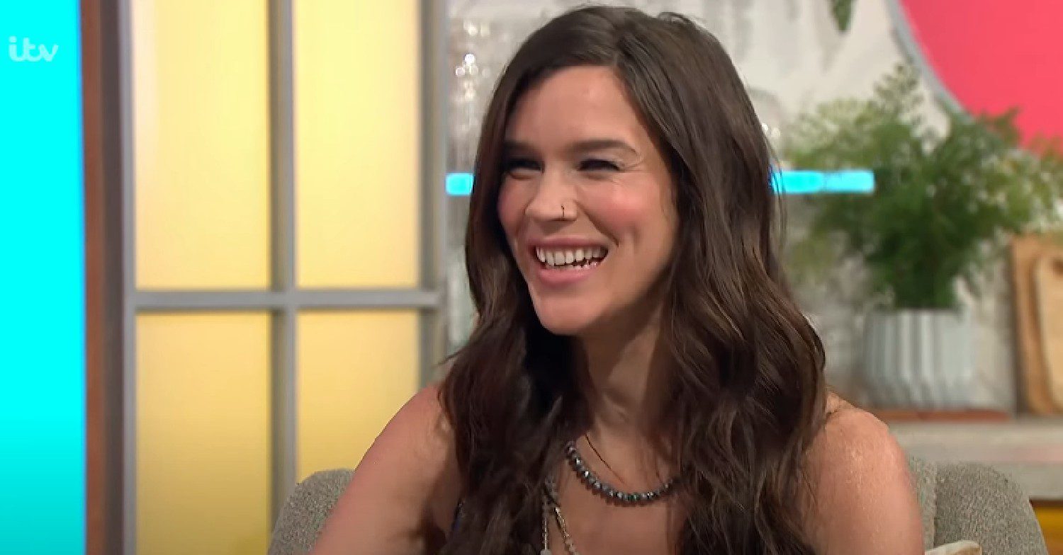 Joss Stone smiling on Lorraine