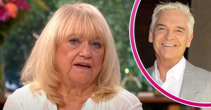 Judy Finnigan on This Morning and Phillip Schofield smiling