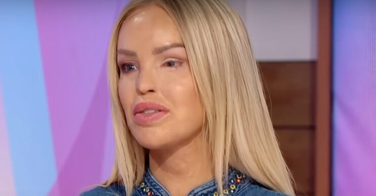 Katie Piper speaking on Loose Women