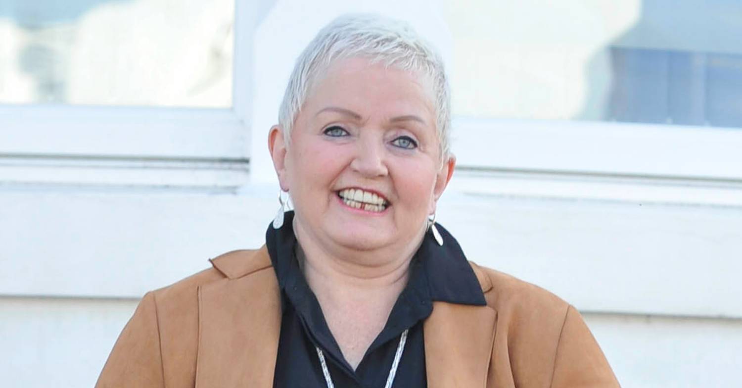 Linda Nolan smiles