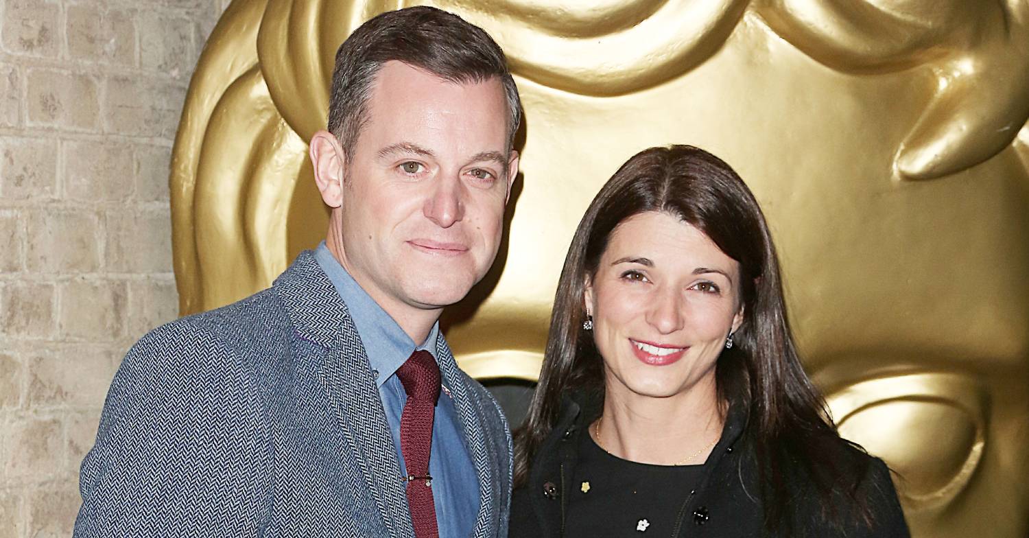 Matt Baker poses for photos with wife Nicola