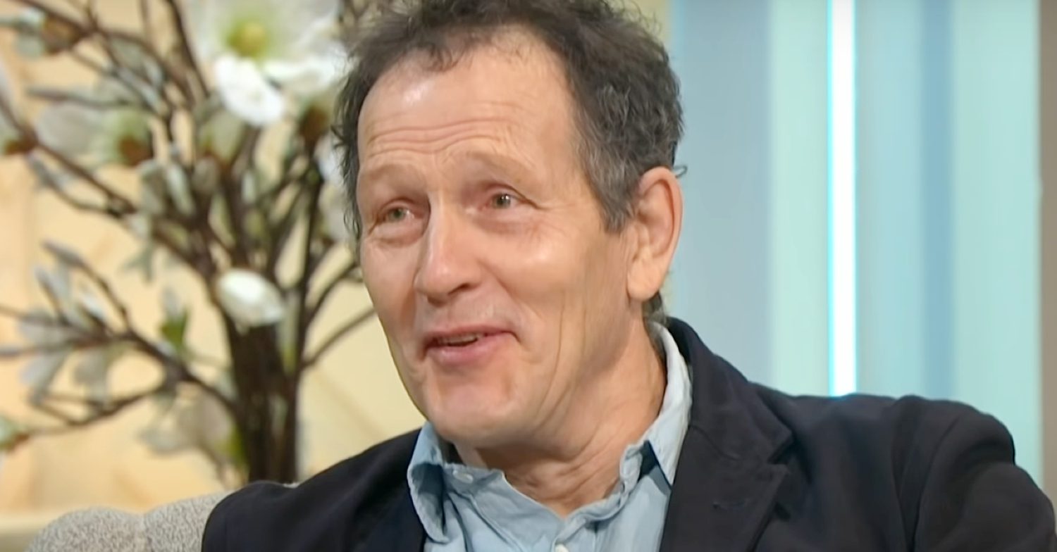 Monty Don smiling during an interview on Lorraine