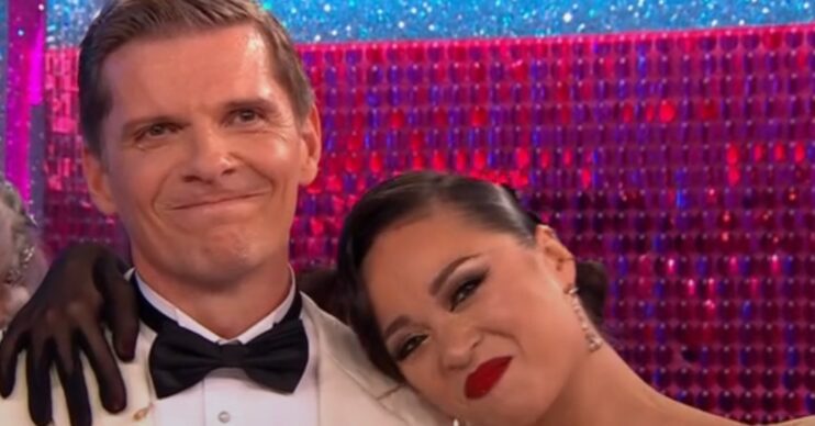 Strictly: Nigel and Katya look disappointed