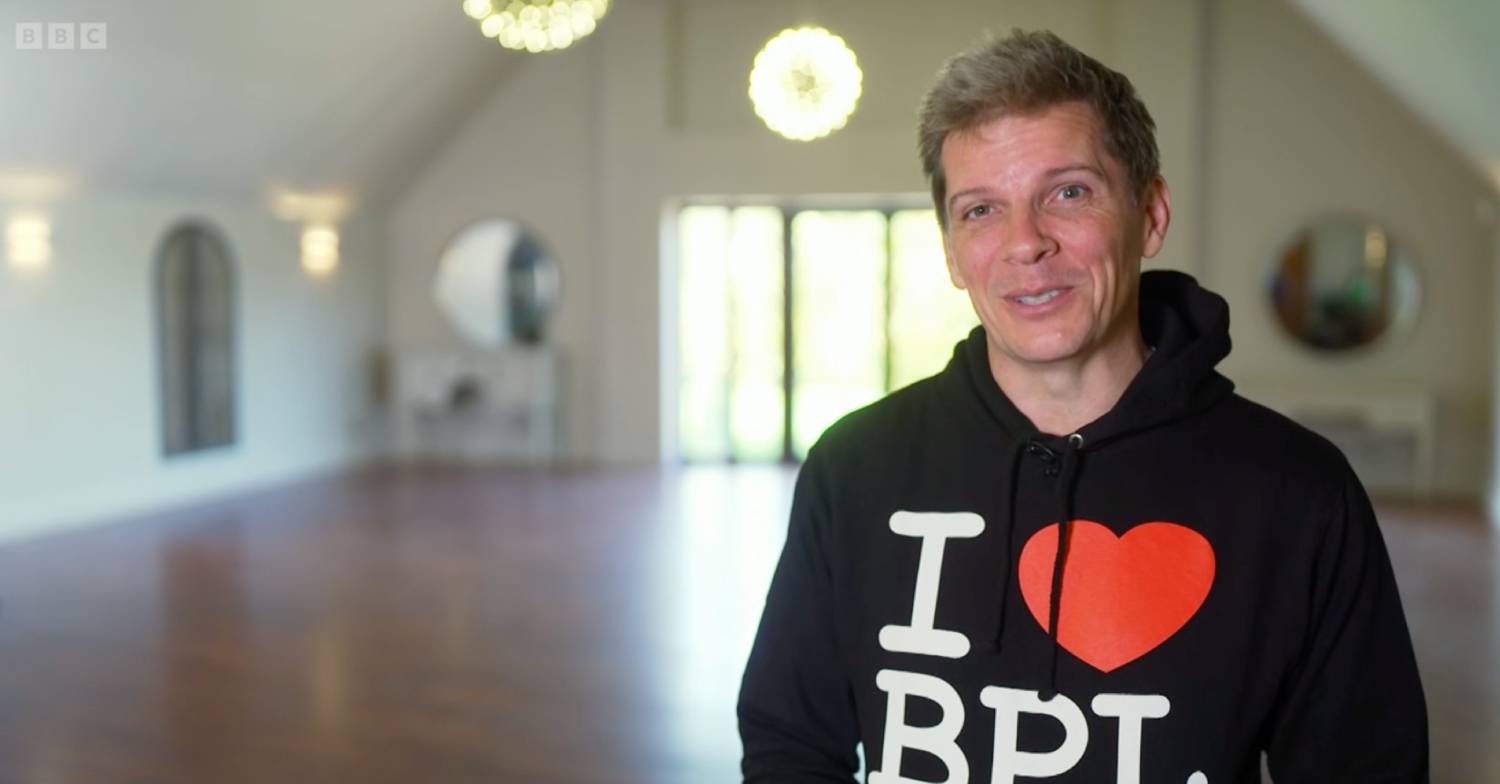 Nigel Harman speaks during Strictly Come Dancing rehearsals