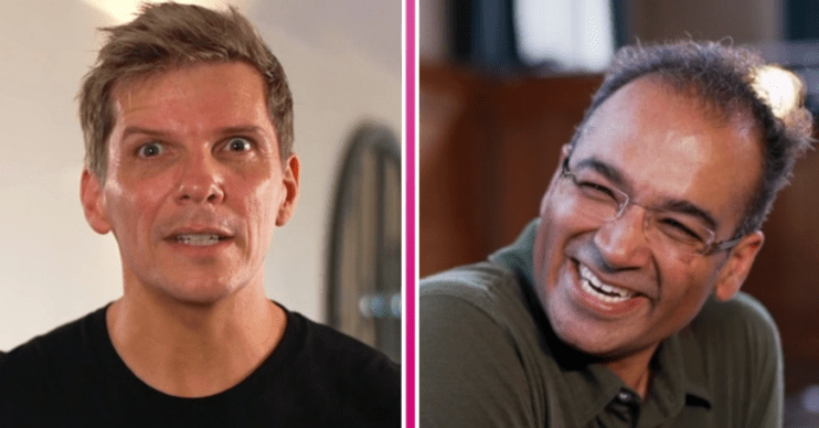 Split image of Nigel Harman and Krishnan Guru-Murthy on Strictly (Credit: BBC/Composite: ED!)