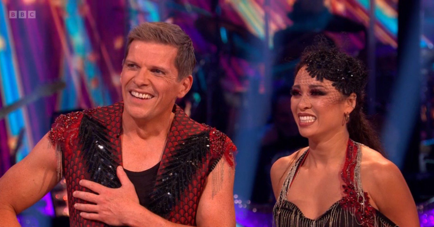 Nigel Harman and Strictly partner Katya