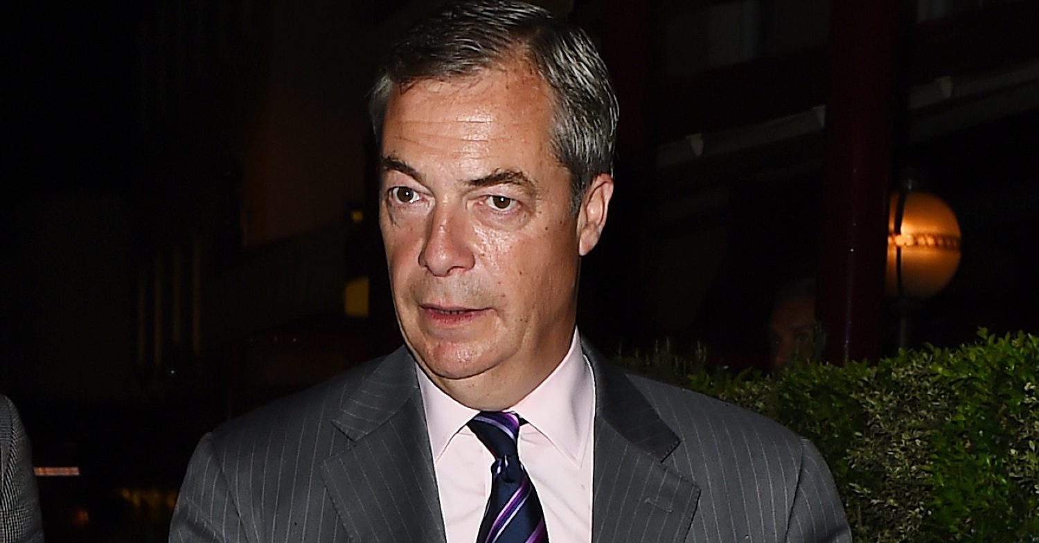 Nigel Farage talks about why he thinks his party is in trouble