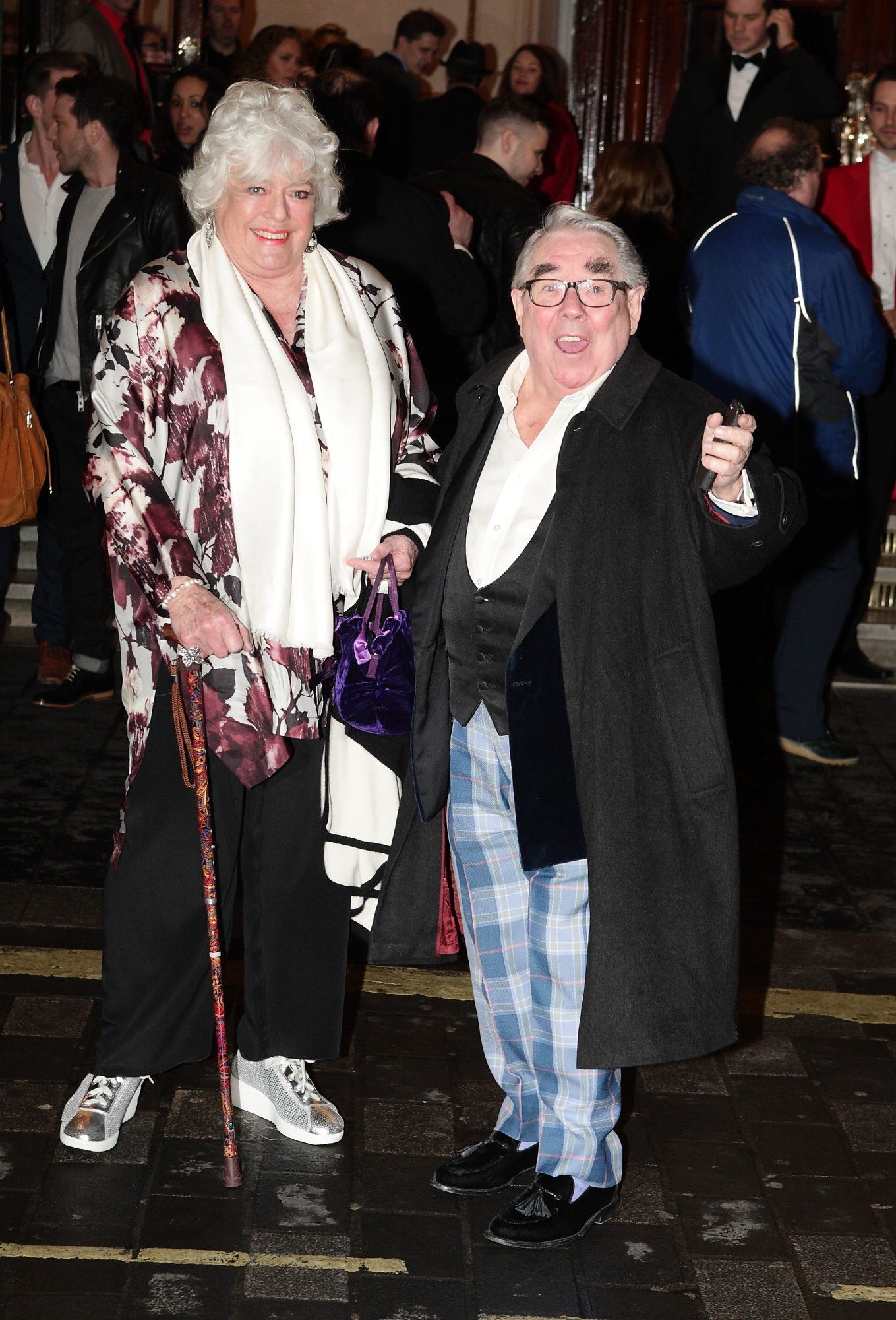 Anne Hart and Ronnie Corbett