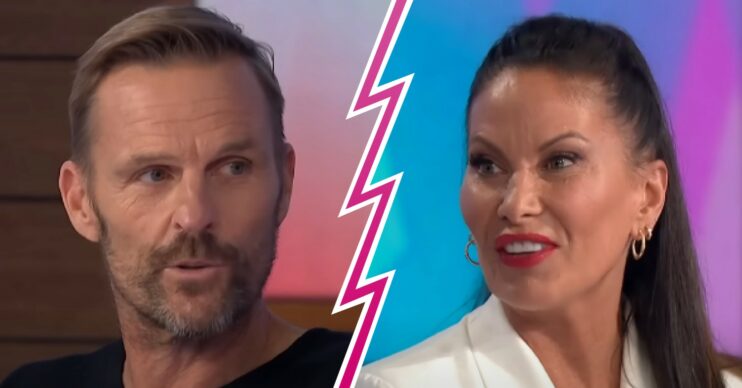 Sharon and Elliott from MMYD bordered by 'split' logo (Credit: ITV/YouTube/Composite: ED!)