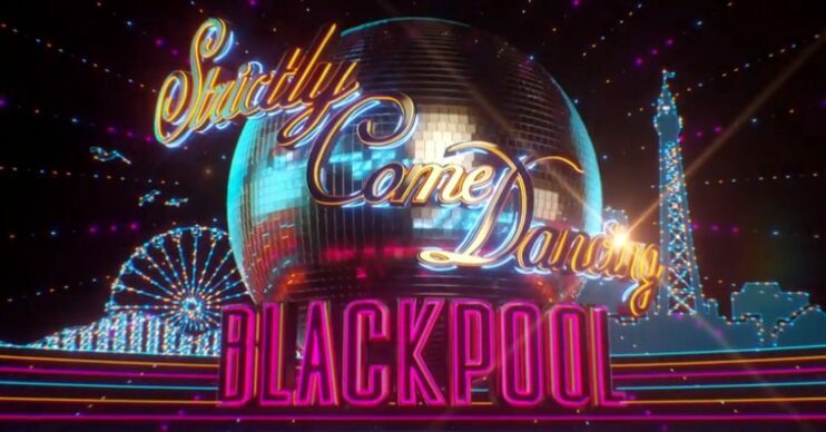 The Blackpool title card from Strictly Come Dancing
