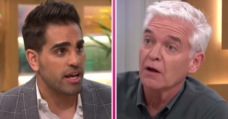 Dr Ranj Singh speaks, Phillip Schofield looks shocked