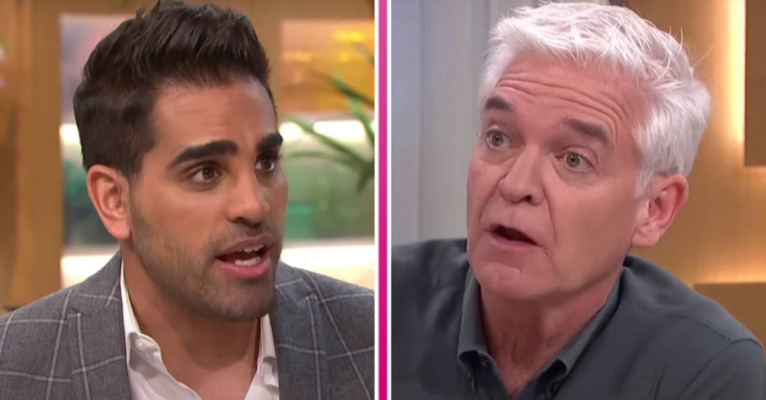 Dr Ranj Singh speaks, Phillip Schofield looks shocked