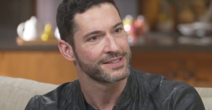 Tom Ellis speaking during an interview